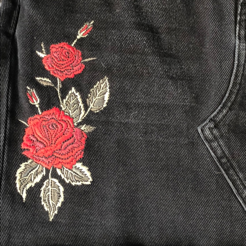 Black jean skirt from Pac Sun! - Picture 2 of 4